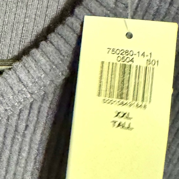 BNWT Old Navy - Long Sleeve - Cozy Brushed Cotton - XXL Tall - Volcanic Glass - Picture 5 of 5